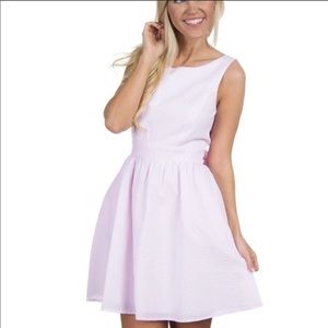 Lauren James Emmerson pink dress
